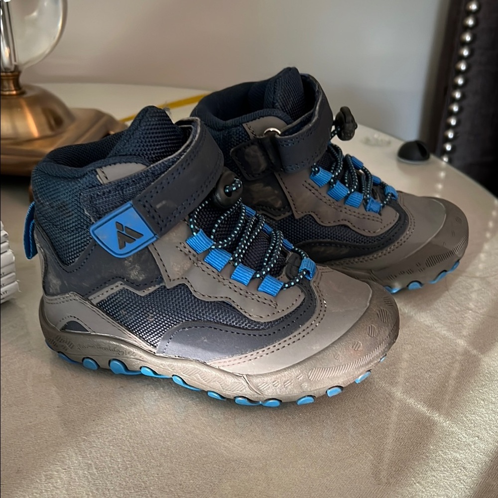 Kids' Athletic Hiking Boots - Gray and Blue